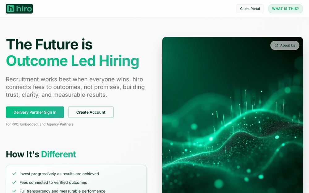 Hiro, an outcome-led hiring platform